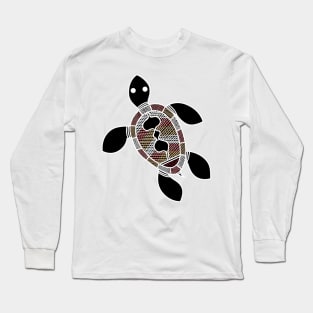 Aboriginal Art - Turtle Long Sleeve T-Shirt